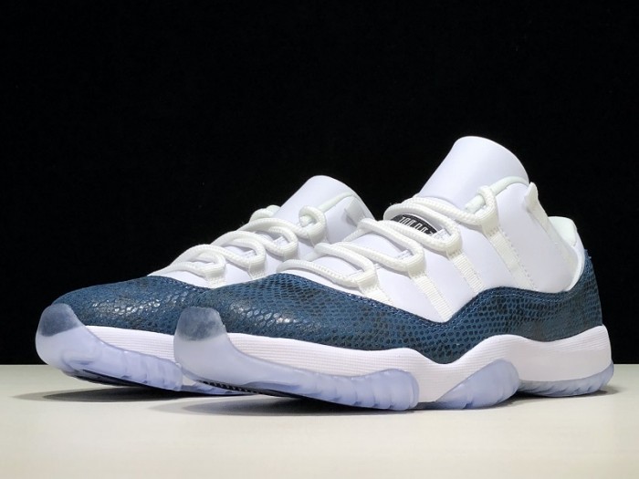 jordan 11 retro low snake navy (2019) - cd6846-102