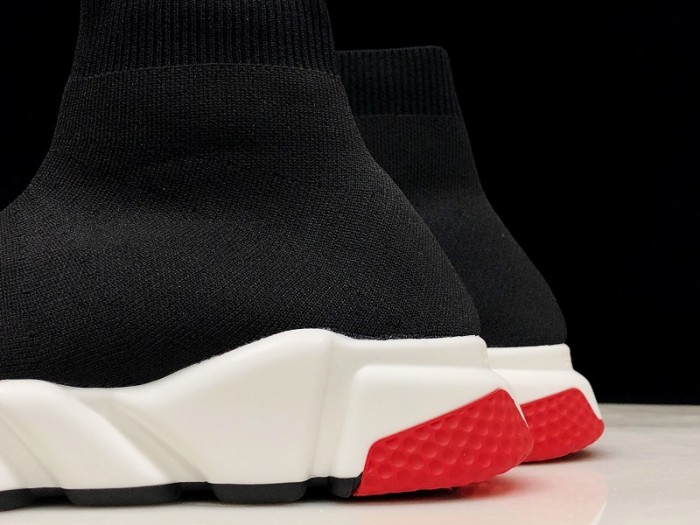 balen speed stretch-knit mid sneakers 494371 w05g0-1000