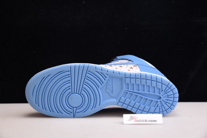 nike dunk high pro sb blue stars 307385-141
