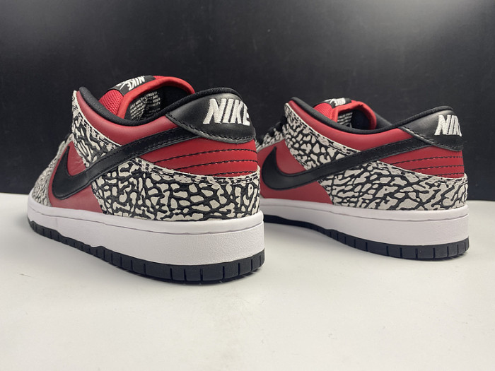 nike dunk sb low red cement (2012) 313170-600
