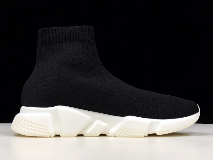 Balen Stretch Mesh High Top Sneaker Black White 483502 W05G0 1000