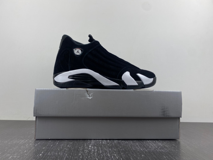 air jordan 14 “black/white/university red” 487471-016