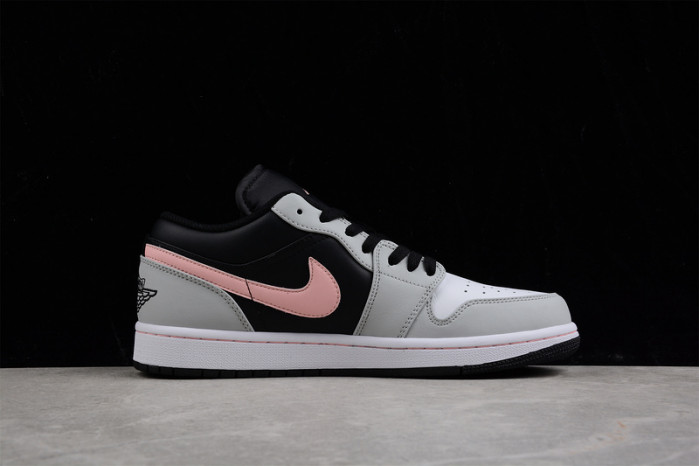 air jordan 1 low black grey pink 553558-062