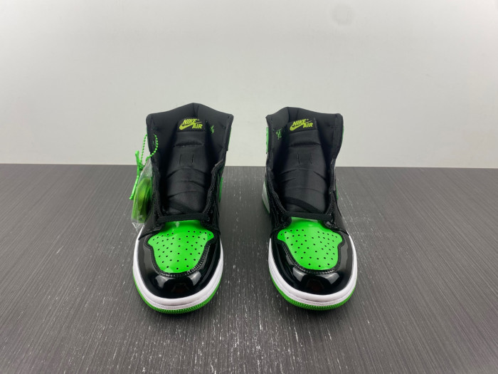 air jordan 1 patent green black 555088-030