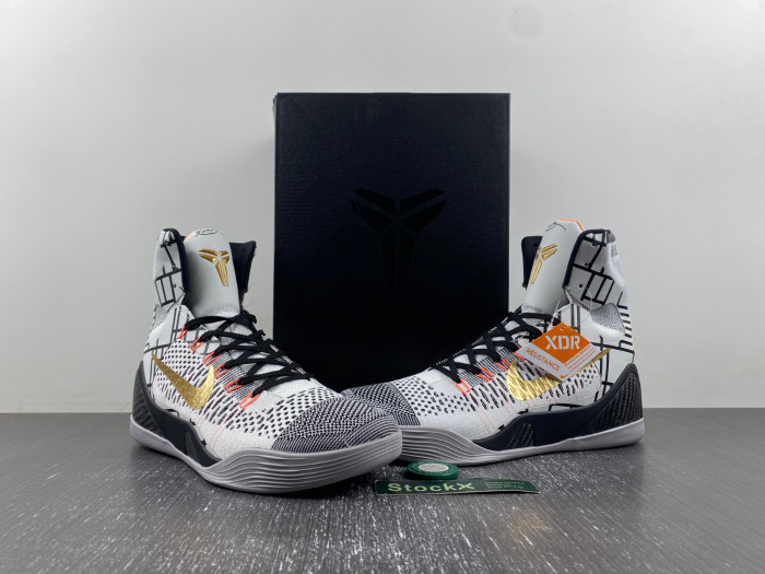 nike kobe 9 elite gold fundamentals 641714-100