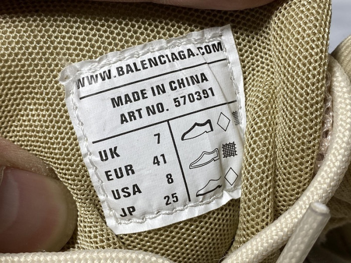 Balen Runner Sneakers Gold White 570391 W2GN7 2008