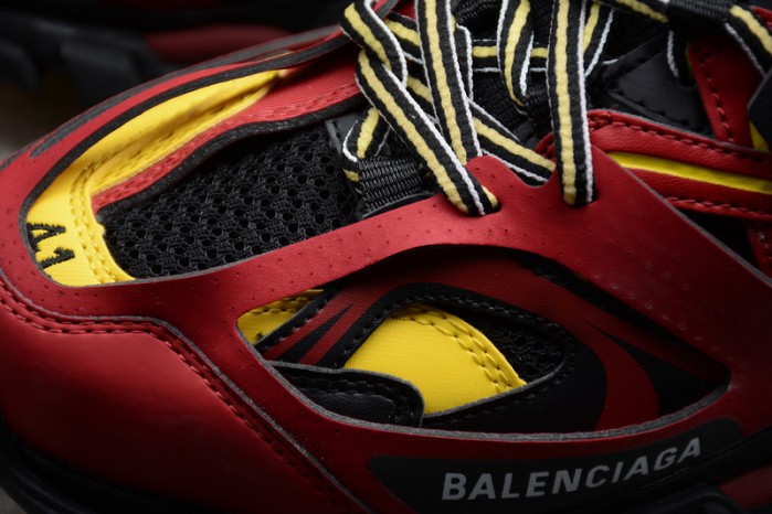 Balen Track Sneakers BLACK RED 542023 W1GB9 6509