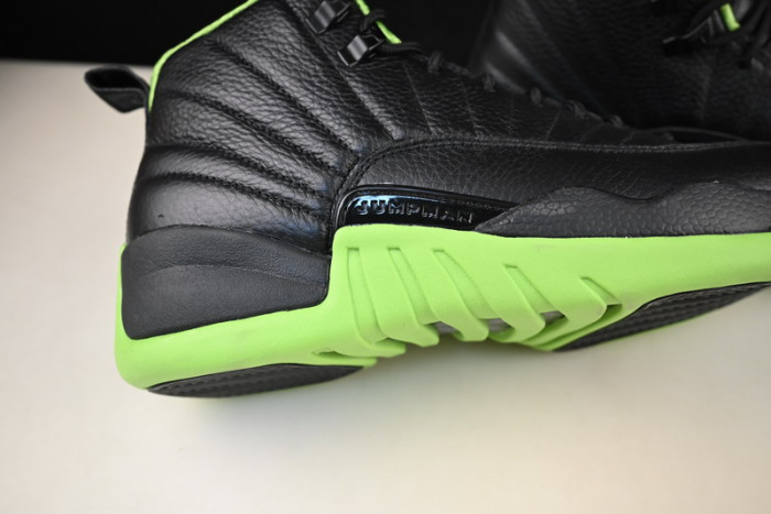 air jordan 12 “black/neon green”