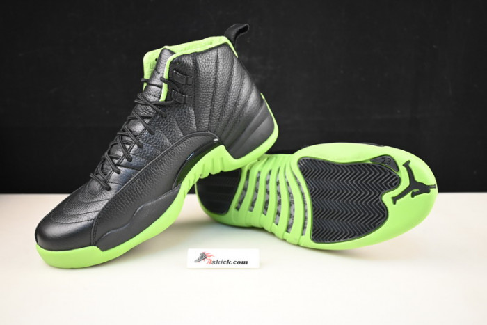 air jordan 12 “black/neon green”