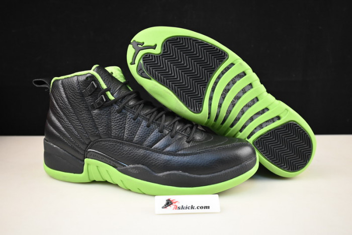 air jordan 12 “black/neon green”