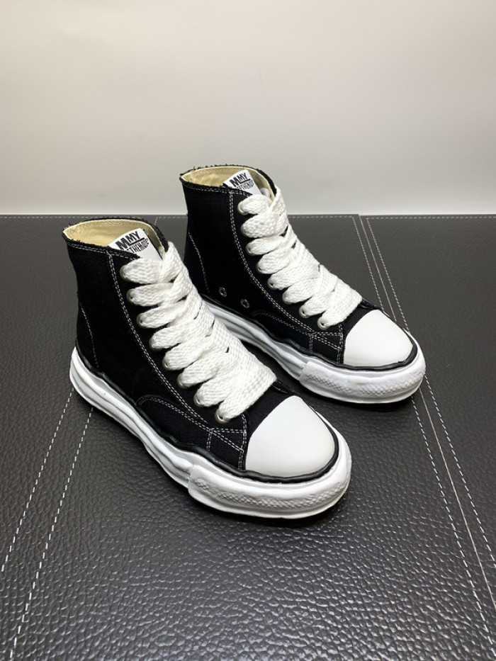 Ma*s*n mihara yasuhiro high top canvas sneakers