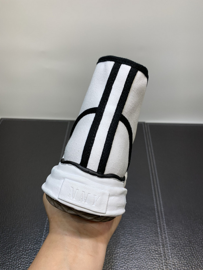 Ma*s*n mihara yasuhiro high top canvas sneakers