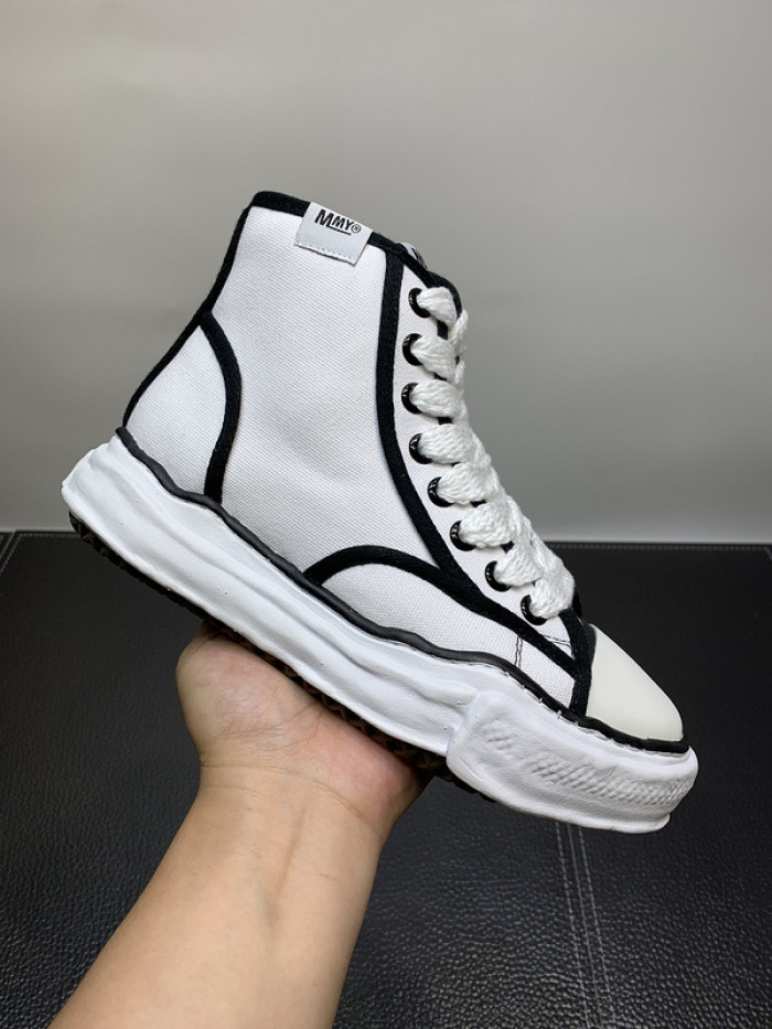 Ma*s*n mihara yasuhiro high top canvas sneakers