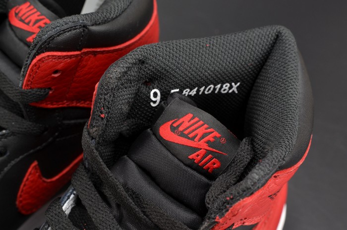 air jordan 1 retro bred "banned" (2016) 555088-001