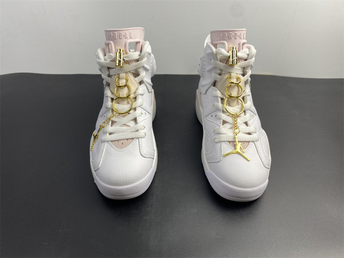 air jordan 6 retro gold hoops (w) dh9696-100