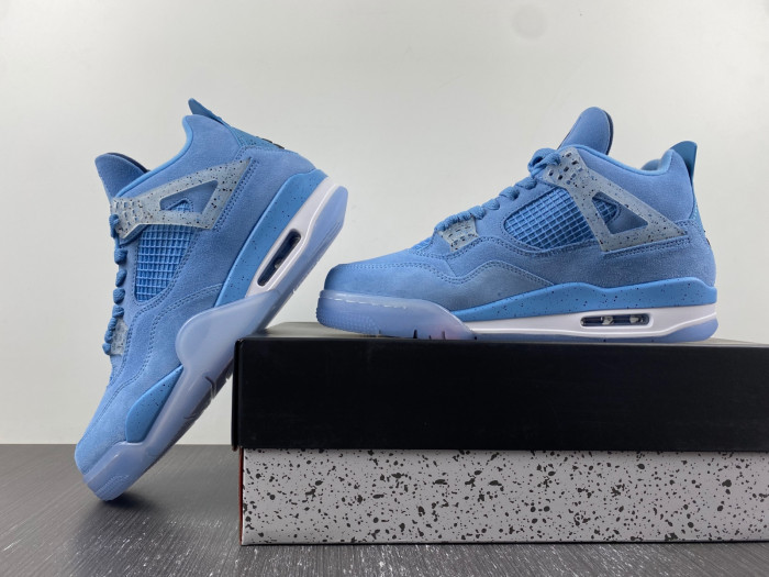 air jordan 4 retro "ncaa pe - unc" aj4 904284