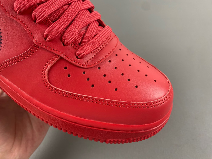 off white x nike air force 1 red ao4297-600