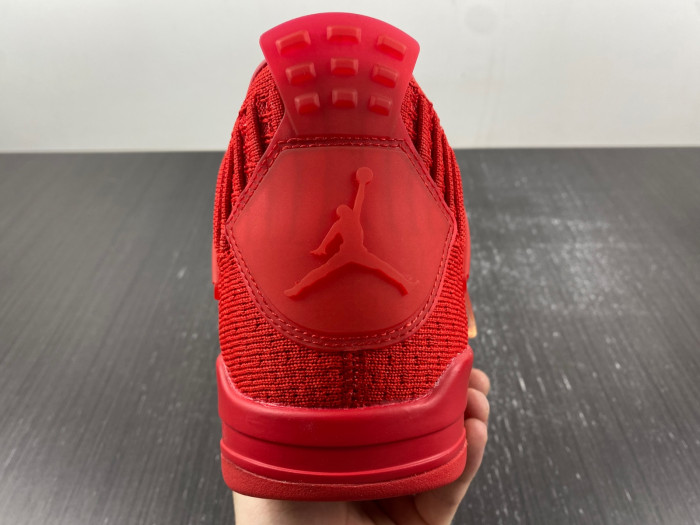 air jordan 4 retro flyknit red aq3559-600