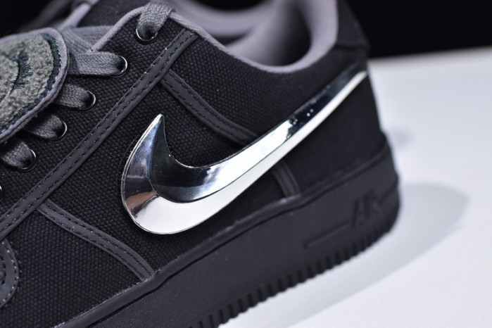 travis scott x air force 1 low black aq4211-001