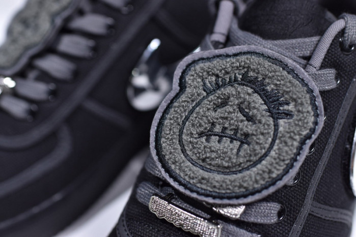 travis scott x air force 1 low black aq4211-001