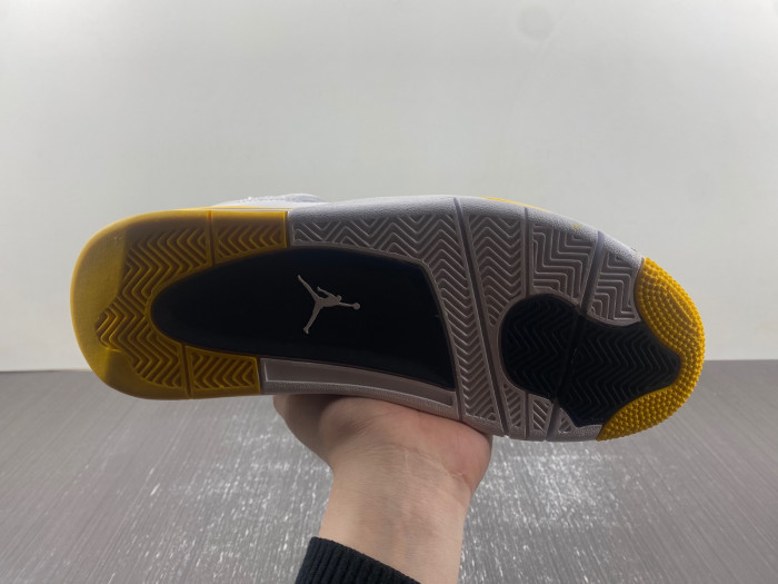 air jordan 4 white yellow