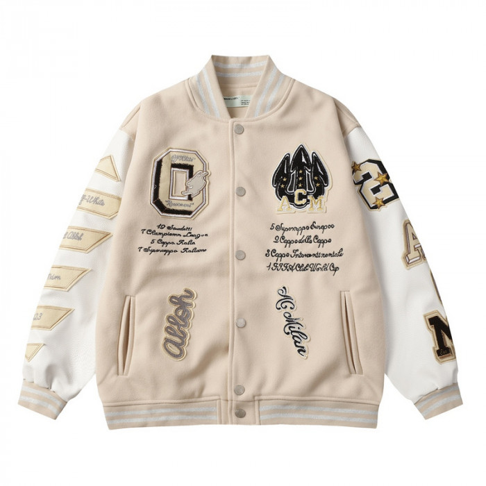 0ff white varsity jacket