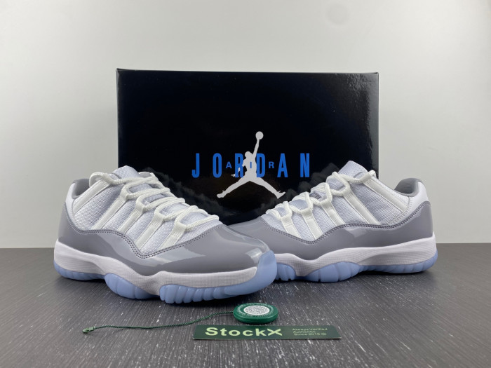 air jordan 11 low "cement grey" av2187-140