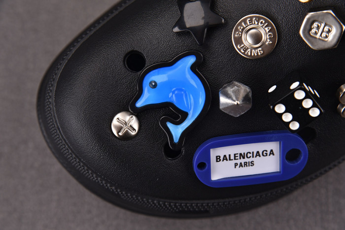 balenciaga jibbitz charm Cr*0*s mules