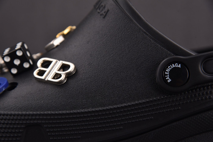 balenciaga jibbitz charm Cr*0*s mules