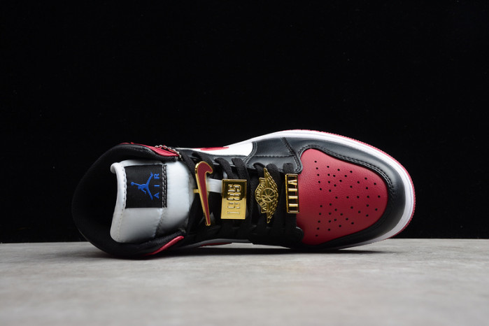 air jordan 1 mid se black dark beetroot cz4385-016