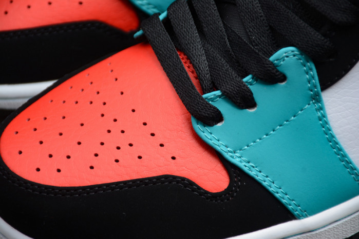 air jordan 1 mid bred multi-color 554724-125