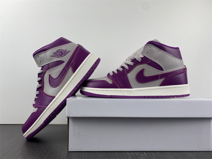 air jordan 1 mid magenta (2022) (w) bq6472-501