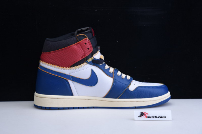 air jordan 1 retro high union los angeles blue toe bv1300-146