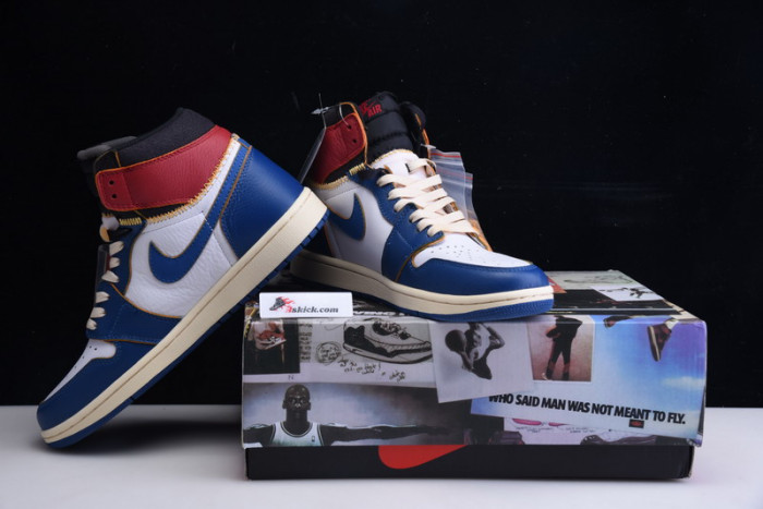 air jordan 1 retro high union los angeles blue toe bv1300-146