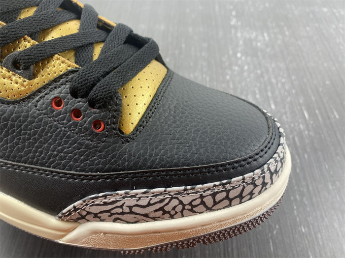 air jordan 3 wmns “black gold” ck9246-067