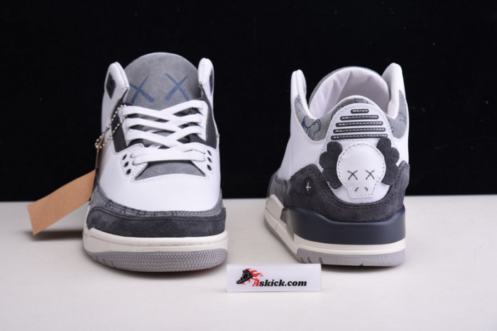 nike air jordan 3 kaws companion grey