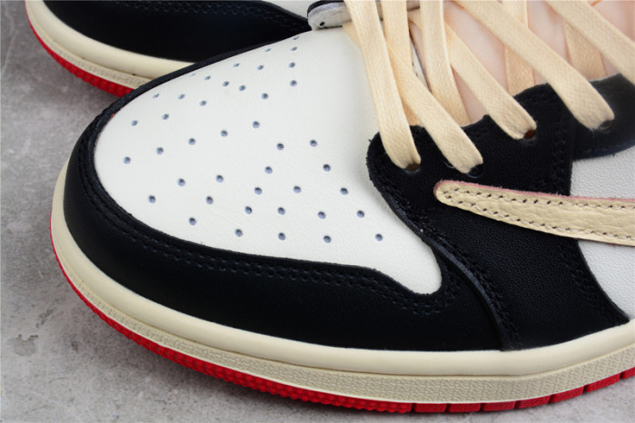 travis scott x fragment air jordan 1 low og sp black/white-gym red cq4278-088