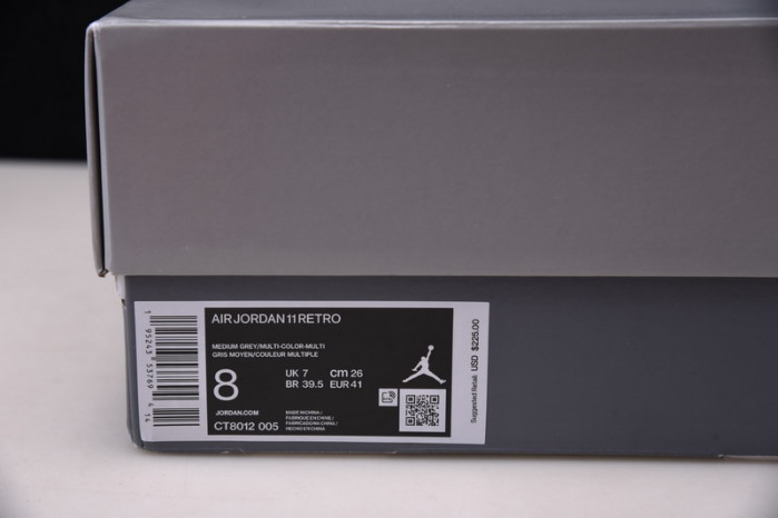 air jordan 11 “cool grey” ct8012-005