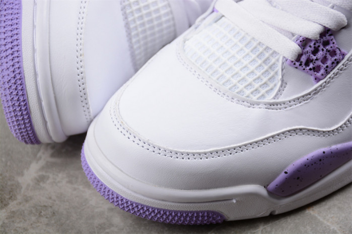 air jordan 4 gs white/purple ct8517-115