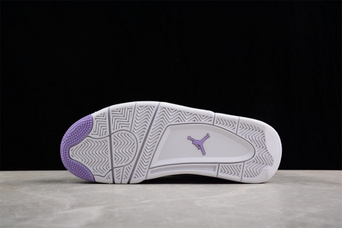 air jordan 4 gs white/purple ct8517-115