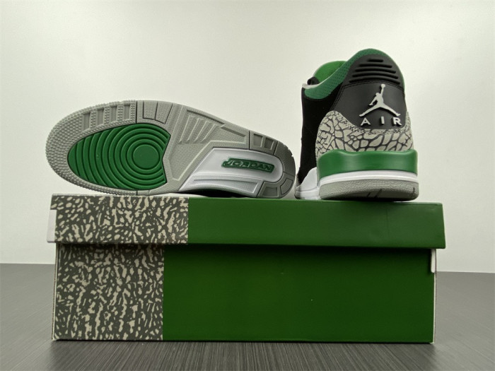 air jordan 3 retro pine green ct8532-030