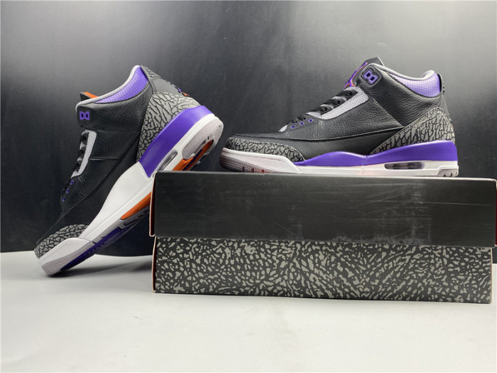 air jordan 3 retro black court purple ct8532-050