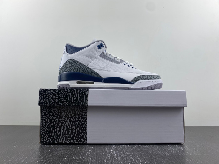 air jordan 3 “white/navy” ct8532-140