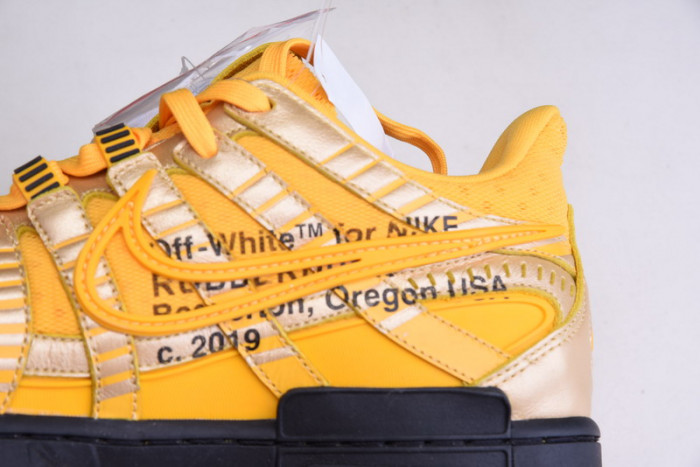 of x nike air rubber dunk “university gold” cu6015-700