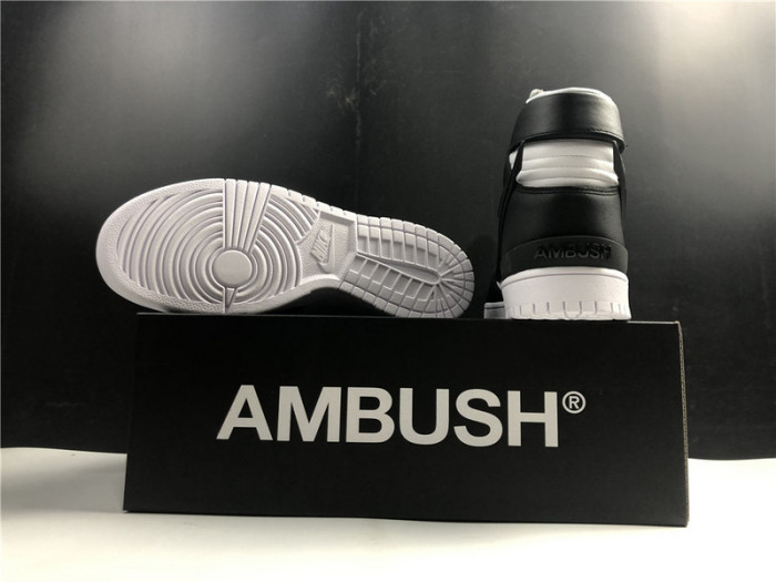 nike dunk high ambush black white cu7544-001
