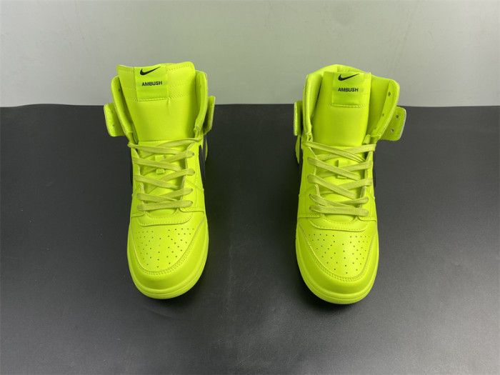 nike dunk high ambush flash lime cu7544-300