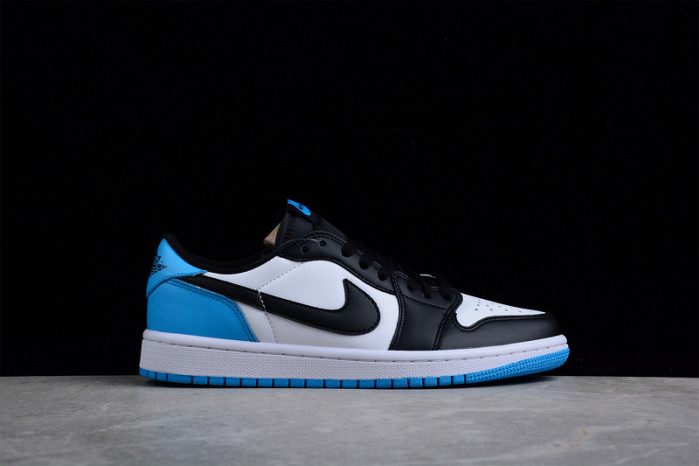 jordan 1 retro low og black dark powder blue cz0790-104