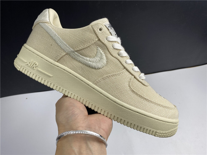 nike air force 1 low stussy fossil cz9084-200