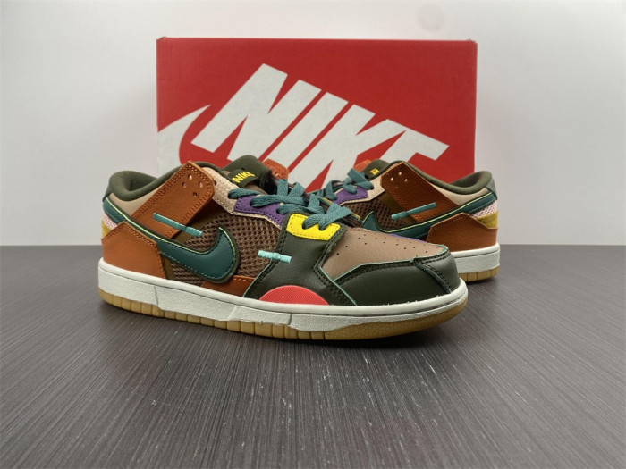 nike dunk low scrap archeo brown db0500-200