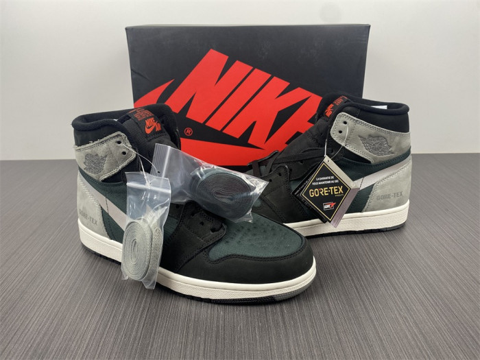 air jordan 1 retro high element gore-tex black particle grey db2889-001